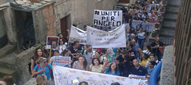 Tutti a Sangineto per manifestare in nome di Angelo