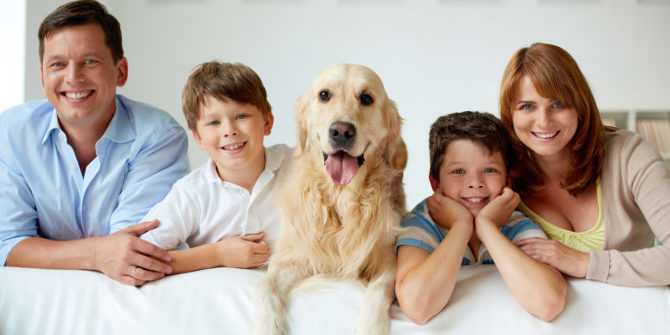 Il comportamento dei cani in famiglia