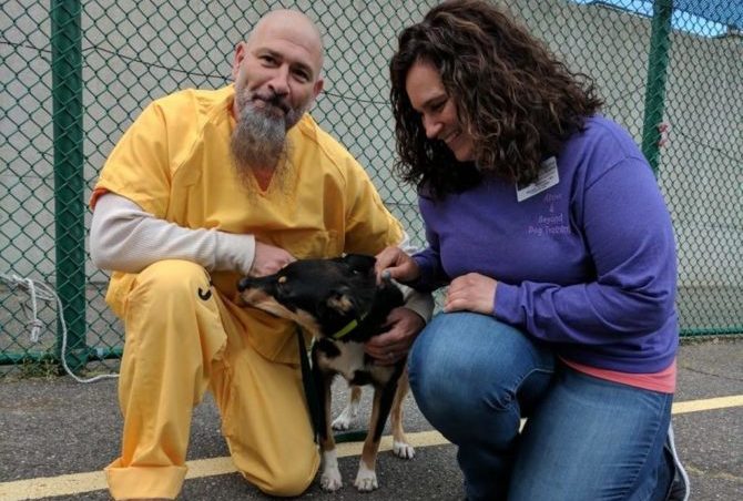 In New Jersey, i detenuti educano i cani alla pet therapy