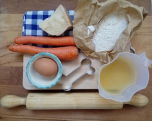 biscotti riso e carote