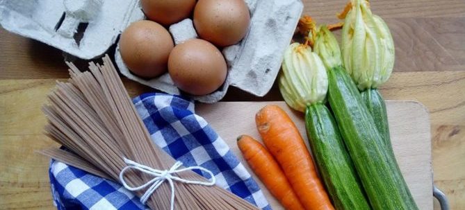 Spaghetti alla carbonara per cani