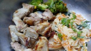 maiale con cous cous